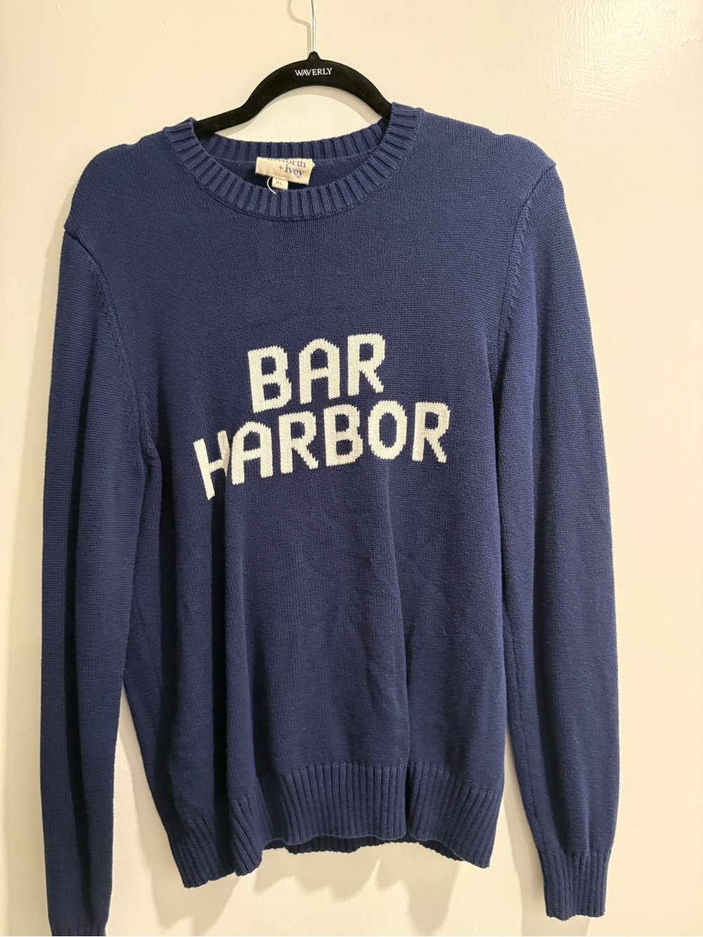 Bar Harbor Knit Crewneck Sweater - Blue
